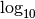 \text{log}_{10}